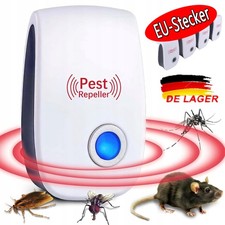 4 Stk Electronic Ultrasonic Pest Reject Mosquito Cockroach Mouse Killer Repeller