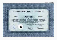 Tegernsee Bahn AG 1970