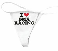 Damen String Tanga I LOVE BMX