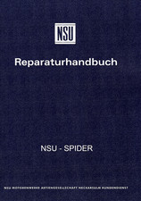Nsu spider werkstatthandbuch - spider,