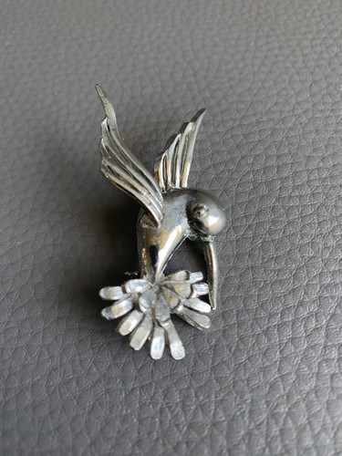 Brosche kolibri paradiesvogel - brosche,