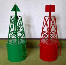 Seezeichen maritime Bojen mit Blinklicht handgeschweißt Backbord Steuerbord