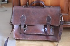 vintage retro Leder Messenger
