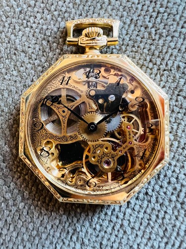 Vintage skeleton taschenuhr - skeleton,