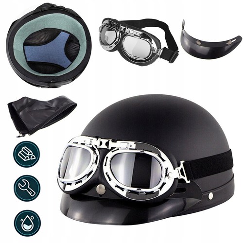 Retro motorradhelm rollerhelm - motorradhelm,
