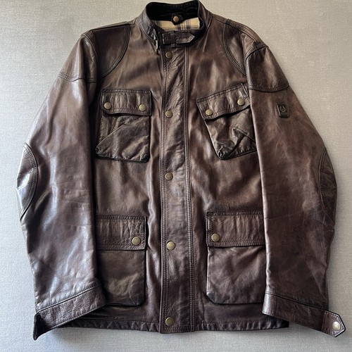 Belstaff brown leather panther - belstaff,