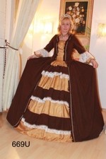 Barock Kleid, Rokoko Kleid, Ballkleid Gr. 46/48/50 (669U, 655U)