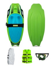 2022 Jobe Slash Kneeboard Paket grün | inkl. Seil, Tasche, Weste etc.