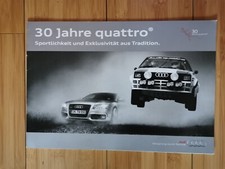 Prospekt Audi 80 100   Quattro 30 Jahre 2010