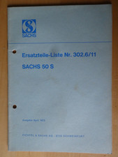 Ersatzteileliste 1973 SACHS