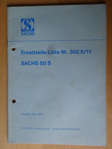 Ersatzteileliste 1973 sachs - ersatzteileliste,
