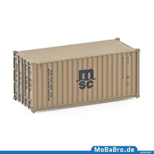 Gelber 20ft Container