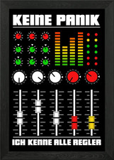 Mischpult Keine Panik Framed