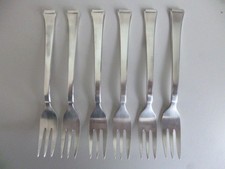 WMF 6 Stück Kuchengabeln Modell 2500 Bauhaus