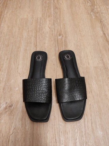 Pantolette in schwarz - pantolette,
