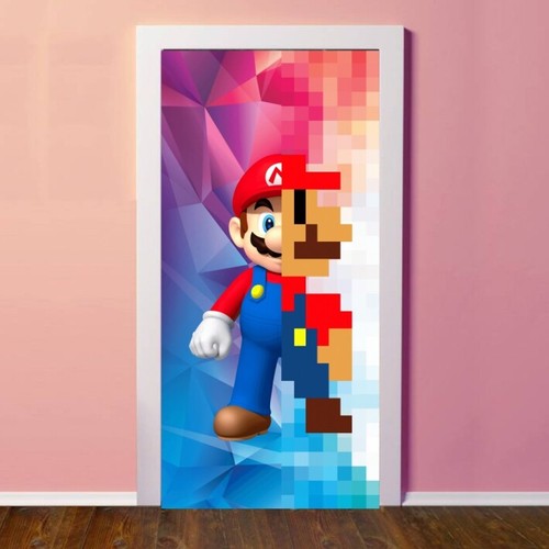 Türaufkleber mario bros - türaufkleber,
