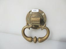 Viktorianisches Messinghebel Türgriff Zugschlaufe Tor alt zurückgewonnen antik alt vintage