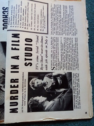 El27 1953 artikel - 1953, tv