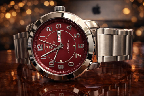 Herrenuhr cavadini edelstahl - herrenuhr,