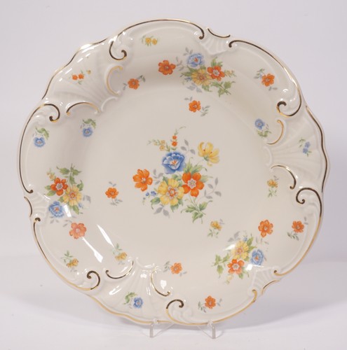 Vintage porzellan prunkteller - vintage,