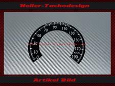 Tacho Aufkleber für Harley