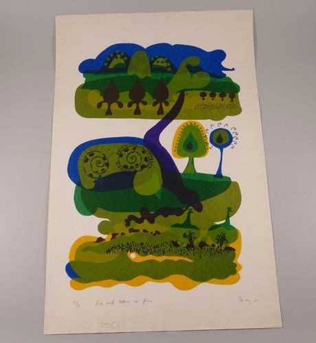 Serigrafie pitt moog 1975 - pitt,