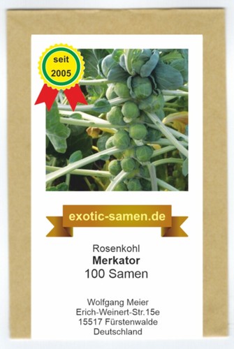 Rosenkohl merkator sehr - -,