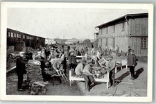 13656844 - Hammerstein WK I Gefangenenlager Russen Bau von Betten Hammerstein /