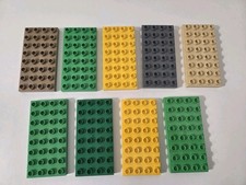 9 x Lego Duplo Platte Platten