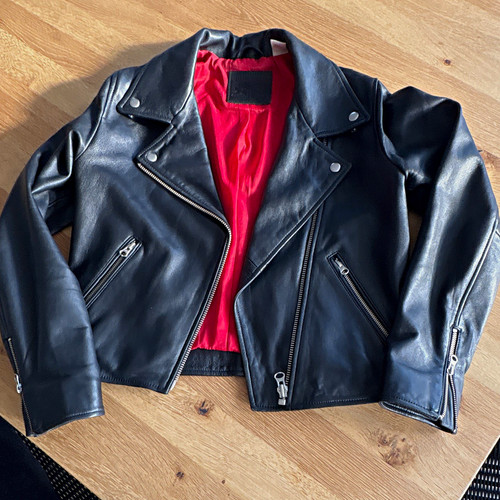 Damen biker lederjacke kurz - damen,