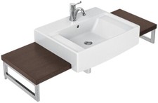 Villeroy&Boch Pure Basic Keramik Handwaschbecken weiß Auflage 65x50 cm 71066F01