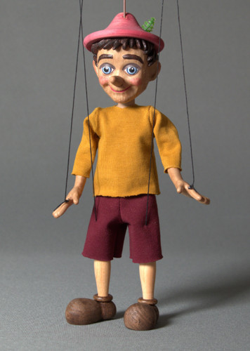 Czech folk art marionette - art,