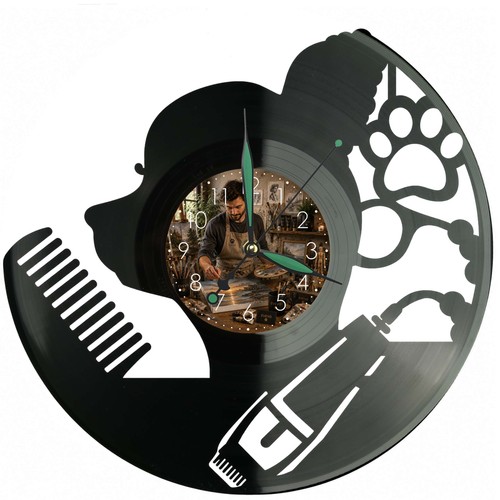 Hundefriseur wanduhr - hundefriseur,