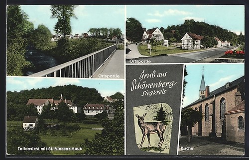 Schönenberg siegkreis - ak,