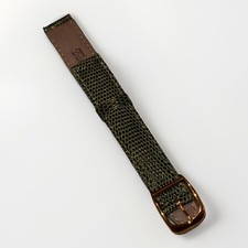 NOS Tabbah Ladies Watch Leather Strap 14mm Green (5#)