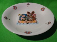 Suppenteller Krtek  Maulwurf mit Freunden Boot fahren 20 cm von Thun 