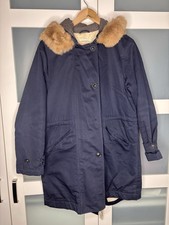 Toast Herren Navy Parka Mantel