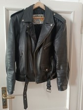 Lederjacke, Motorradjacke, Louis, Gr.52, Herren, Schwarz