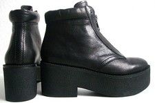 ASH QUANTUM Plateaustiefeletten Boots Damen Stiefelette Schuhe Leder Gr.37 NEU