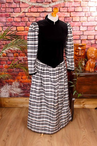 Vintage ballkleid samt seide - ballkleid, +