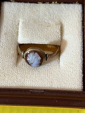 Alter Goldring 333 mit Gemme