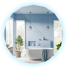 Großer Industrial Spiegel