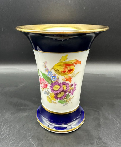 Meissen vase kobaltblau mit - kobaltblau,