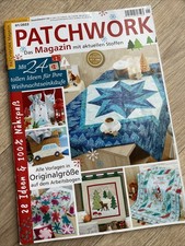 Patchwork 01/2022 Weihnachten Zeitschrift Nähen Nähzeitschrift