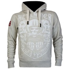 Yakuza Premium Herren Sweatshirt 3822 hellgrau Hoodie in Größe S bis 5XL