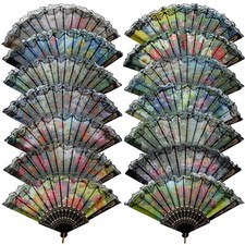 Hand Stoff Fächer Taschen