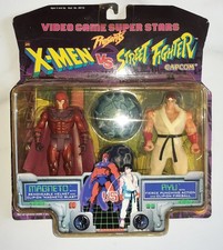 X MEN vs STREET FIGHTER Figur Sets Action figuren Capcom Toy Biz RYU MAGNETO