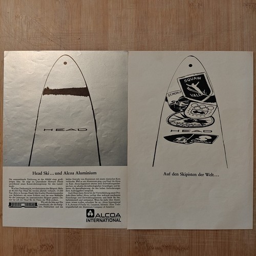Head ski alcoa - ski, 1964