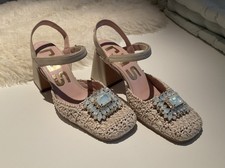 Beige, RAS, Offene Hohe Schuhe