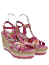 BUFFALO Wedges Sandaletten Damen Sandaletten Gr. DE 38 pink Casual-Look